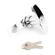 Serratura con maniglia a T per auto, camper e porte da garage, in lega di zinco antiruggine e resistente agli agenti atmosferici, design compatto