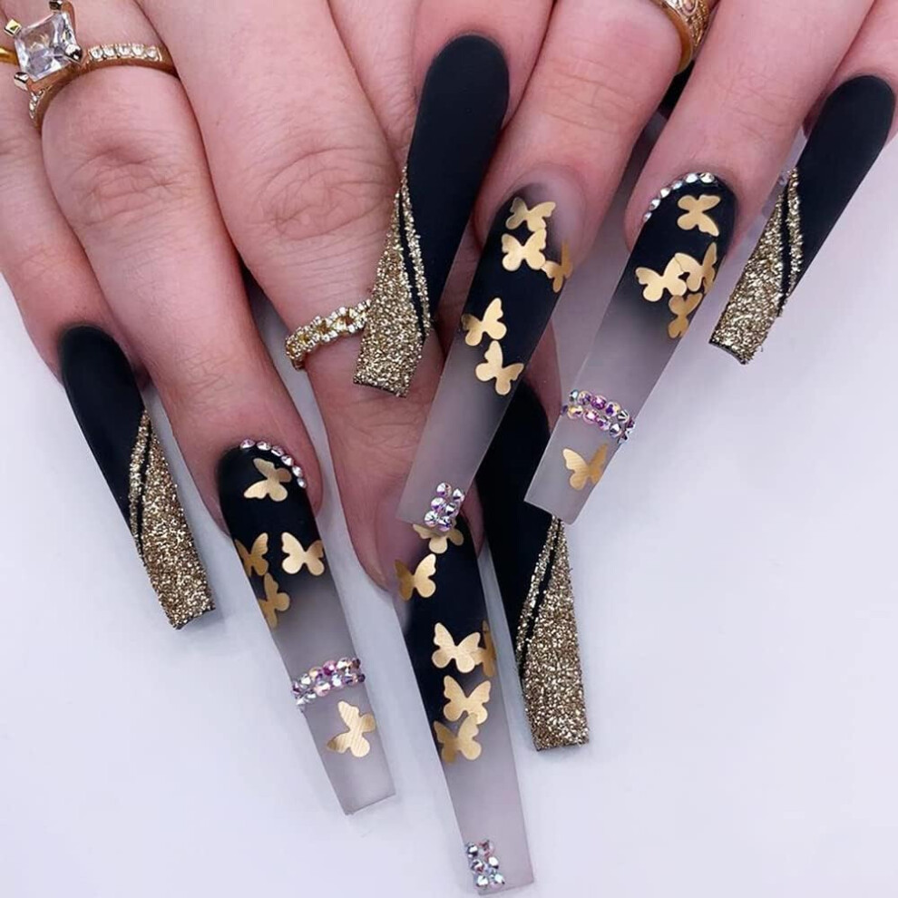 3D Butterfly Nail Art, Holographic Butterfly Glitter Adds Sparkle To Your Nails And Diy Decor, Safe And Environmentally Friendly, For Professionals