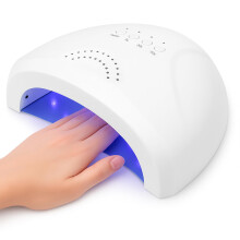 48W Professional UV LED Nail Lamp Gel Polish Dryer with Fast Curing and Auto Sensor for Salon and Home