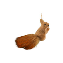 Realistic Squirrel Ornament With Pinecones Christmas Tree-1