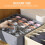Premium Quality Cationic Fabric Storage Solutions, Easy Assembly Collapsible Boxes & Multipurpose Closet Storage, Gray, 3 Pack 4