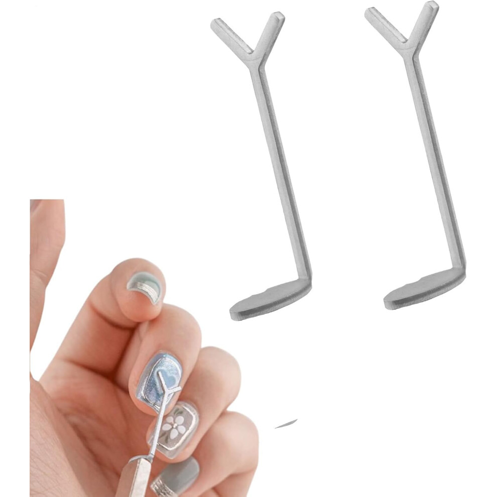 3in1 Cat Eye Nail Magnet YShaped Double Head with HeartShaped Magnetic Effect, 2 Pack