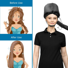 Soin revitalisant en profondeur : Bonnet séchoir extra large pour des résultats dignes d'un salon de coiffure, capacité du bonnet ajustable pour