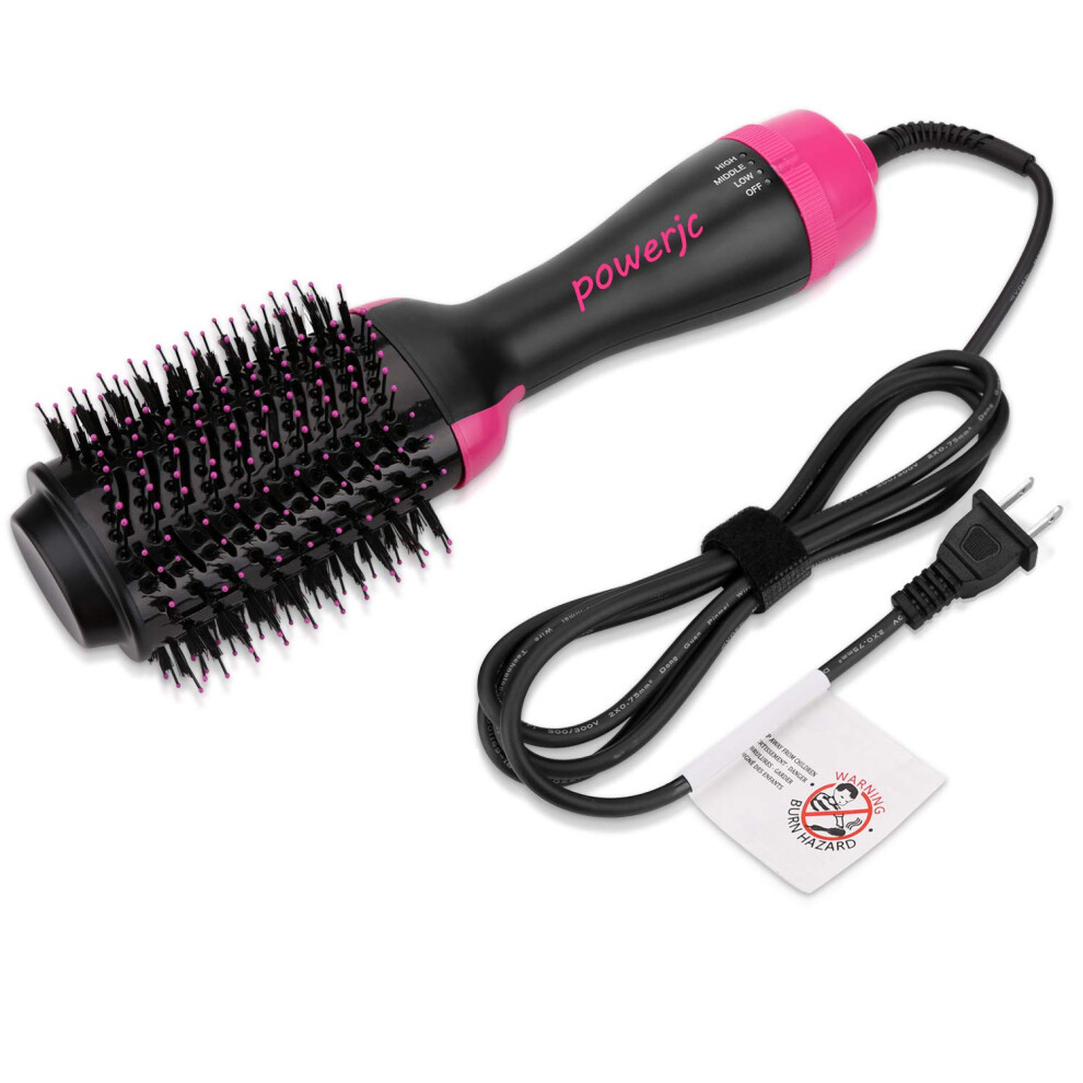 Hot Air Brush OneStep Hair Dryer with Ionic Frizz Control, 2 in 1 Volumizer for All Hair Types