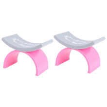 Nail Arm Rest Cushion Set, Ergonomic Manicure Hand Rest Pillow for Professional Nail Art, Pink