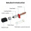 For Flashforge Adventurer 5/5M Pro Hotend Kit - High-Performance Ceramic Nozzle, Quick-Detachable, 0.4MM 5
