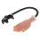 Practice Nail Hand with Adjustable Bendable Hinge for Manicure Training and Nail Art Display (Light Brown) 3