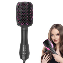 3 in 1 Hot Air Brush Blow Dryer Brush with Negative Ion Care, Fast Drying and Straightening Tool