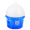 Water Feeder Automatic Drinking Tool 4L Capacity Blue Plastic Outdoor Bird Waterer 1