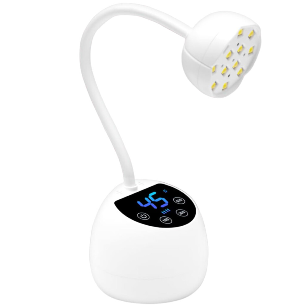 Light Usb Rechargeable Uv Led Nail Lamp With Timer, Mini Gel Nail Dryer For Salon And Home Use