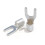 10PCS UT108 Red Copper U Lug Wire Connector Electrical Crimp Terminal for Secure Connection 3