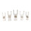 10PCS UT108 Red Copper U Lug Wire Connector Electrical Crimp Terminal for Secure Connection 2