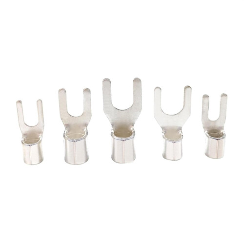 10PCS UT108 Red Copper U Lug Wire Connector Electrical Crimp Terminal for Secure Connection 1