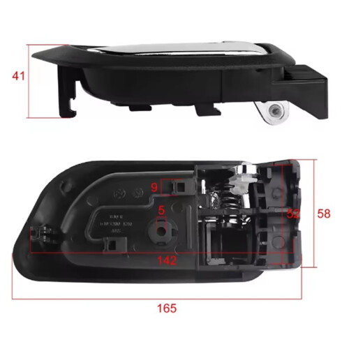 Inside Door Handle Armest Front Right for Great Wall  Hover H3 H5 2010 2011 2012 2013 GWM X200 2