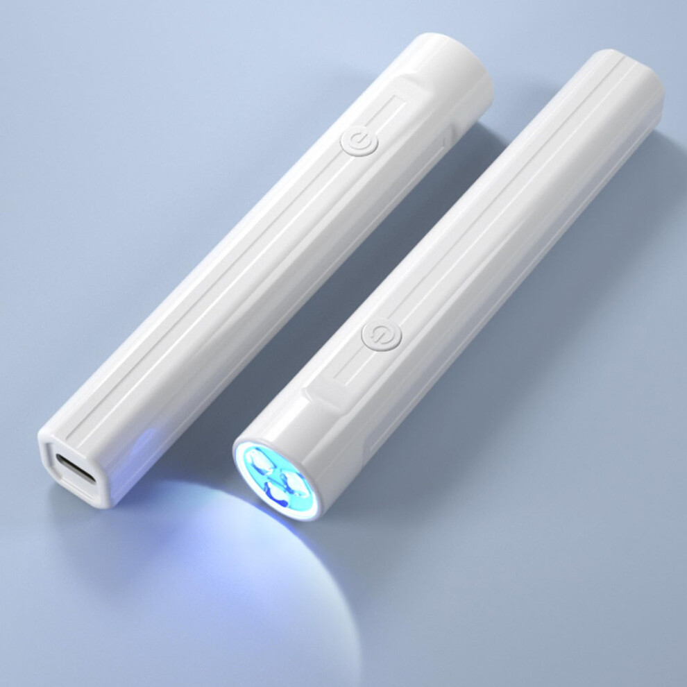 Portable UV Nail Lamp with Fast Curing, Dual Timer, Mini LED Nail Dryer for Travel