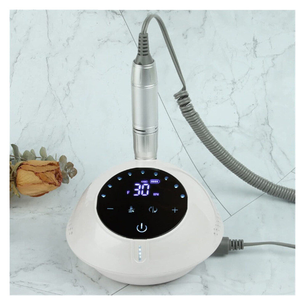 Electric Nail Drill 35000 RPM with HD Display, Professional Nail File for Acrylic and Gel Nails