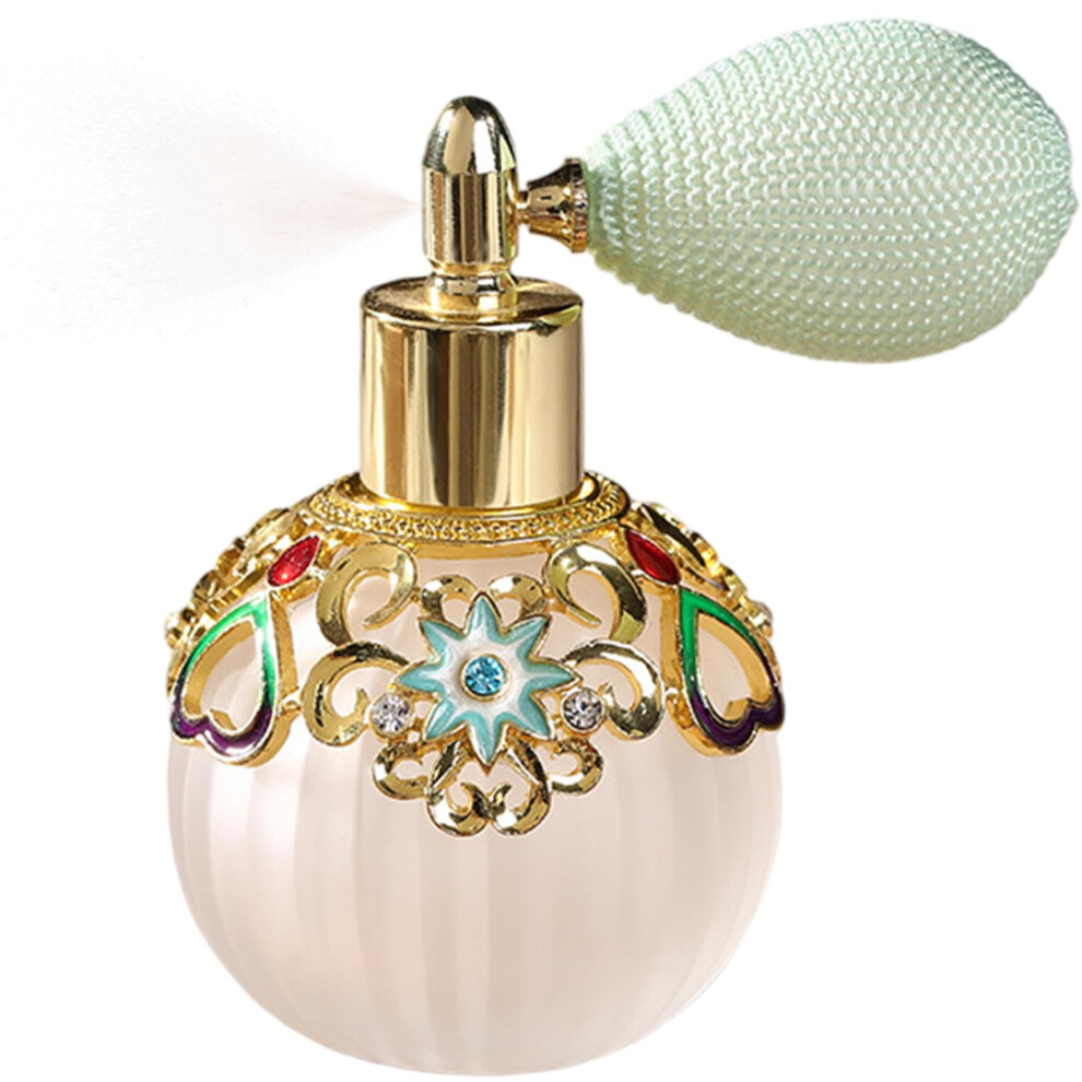 40ml Vintage Refillable Glass Perfume Spray Bottle with Elegant Design and Fine Mist Atomizer