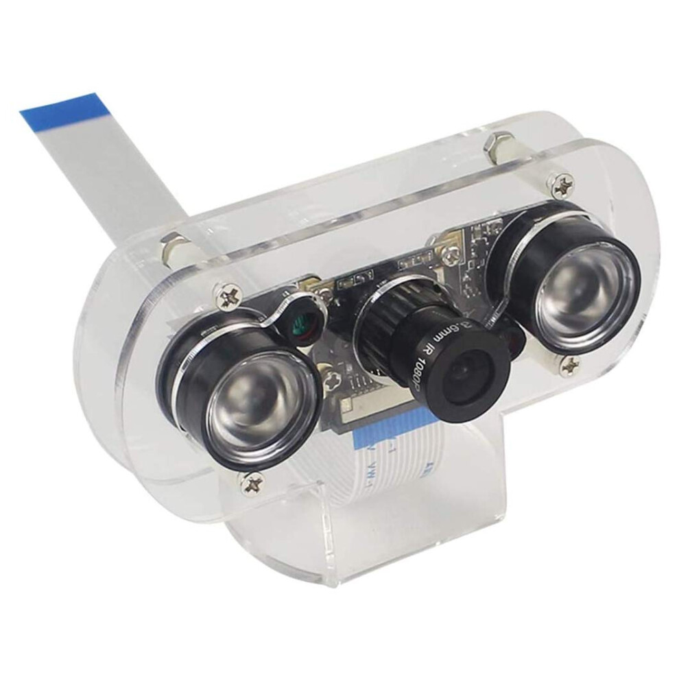 5Mp Camera Module For Raspberry Pi 4B 3B+ 3B 2B With Infrared Night Vision 1080P And Holder Case 9119770725325