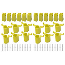 12+12 Tool and Battery Mounts/Holders Kit for  18V Cordless Tool and Battery,Organize 18V Tool Battery Collection