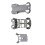 For   5 Pro Body Shell Middle Frame Top Cover Bottom Shell Replacement Repair Parts 2