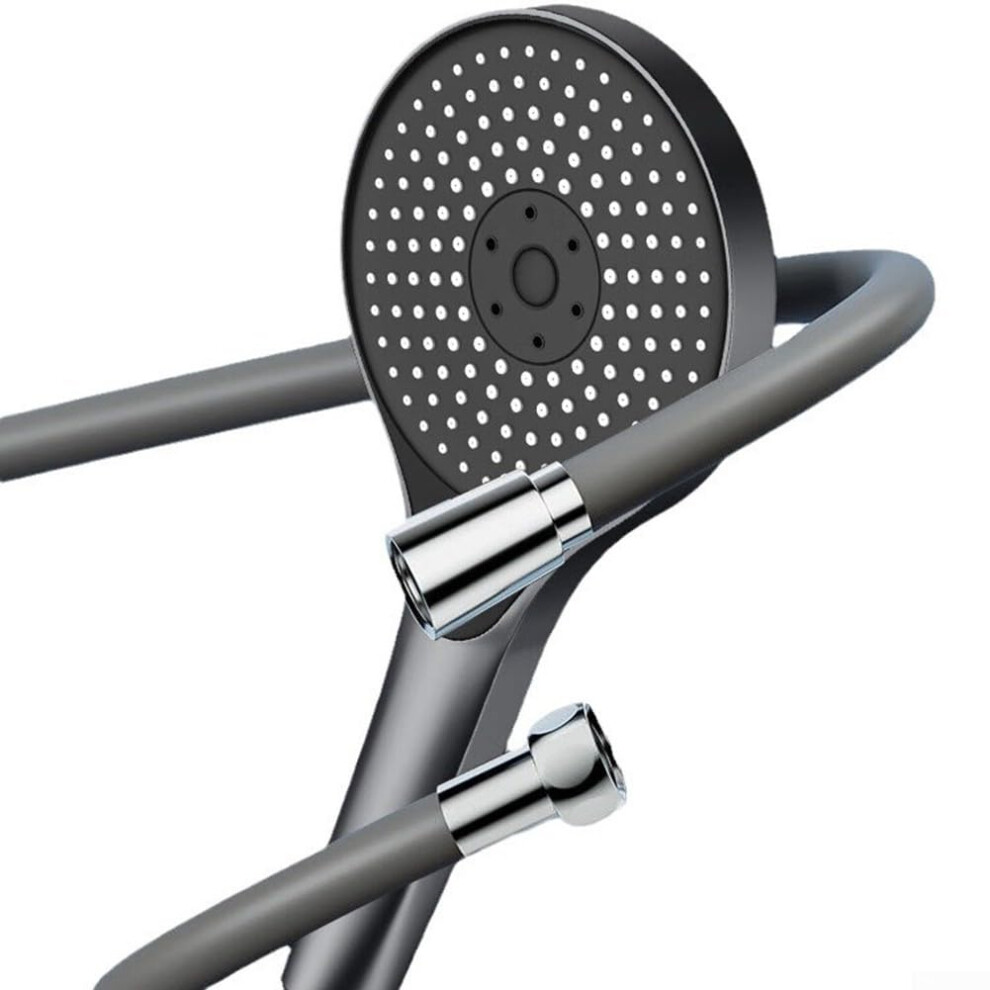 Premium 2M Latex Shower Head Hose Flexible High Pressure Faucet Tap Grey Color Durable Replacement Tube 9119770725660