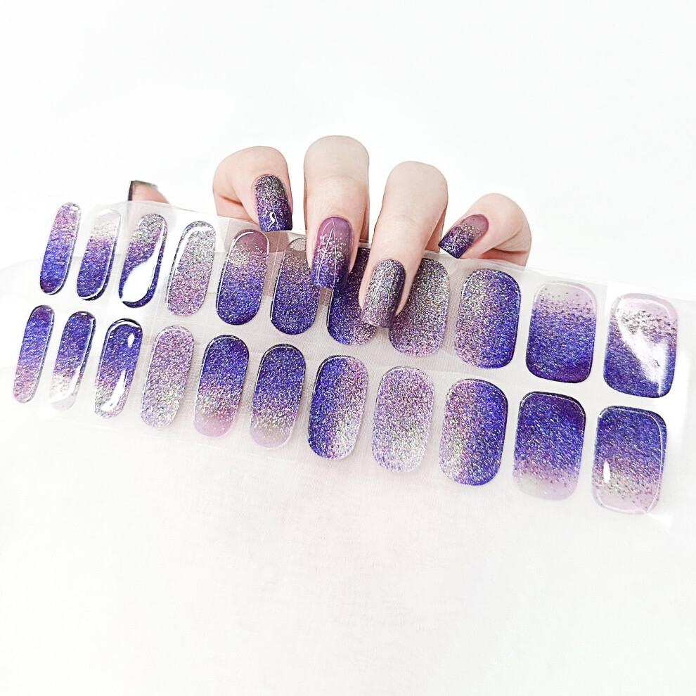 Semi Cured Gel Nail Strips Salon Quality Long Lasting Waterproof UV Lamp Curing Beginner Friendly
