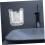 Wall Mounted Tissue Box Holder with SelfAdhesive Install, Luxury SpaceSaving Bathroom Dispenser 5