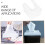Wall Mounted Tissue Box Holder with SelfAdhesive Install, Luxury SpaceSaving Bathroom Dispenser 2