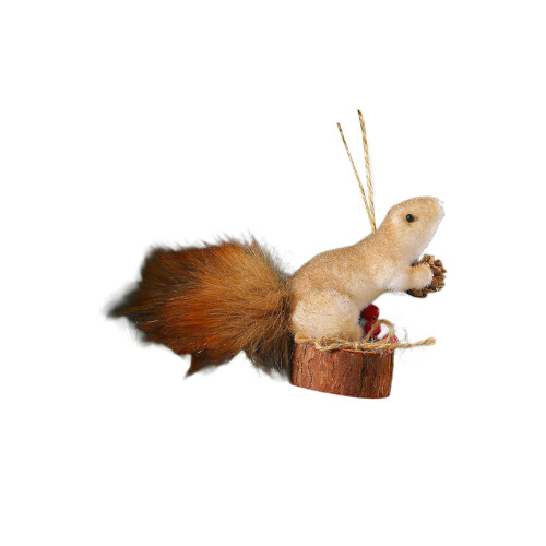 Christmas Tree Squirrel Ornament Realistic Squirrel Hanging-3