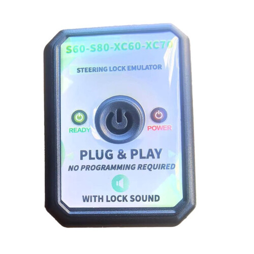 Steering Lock Emulator Simulator for  S60 S80 XC60 XC70 with Sound Plug and
