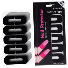 100 Sheets Reusable Nail Protectors for Gel Polish with NonSlip Surface for Salon and Home Use