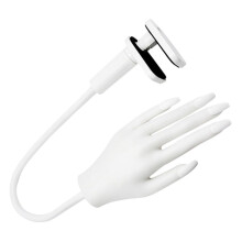 Realistic Silicone Nail Practice Hand for Beginners Acrylic and Gel Nails Reusable Easy Clean