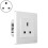 Tuya ZigBee  Socket UK Wall Embedded Outlet  Monitor Indicator App Remote Control Voice Cotrol UK Plug 2