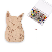 Magnetic Pin Holder with 100 Straight Sewing Pin for-05