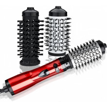 3in1 Hot Air Brush Styler with 360 Degree Rotating Hair Dryer Brush for Curling, Straightening, Volumizing