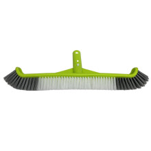 17.5" Curved Pool Brushes for Cleans Pool Swimming Walls, Tiles & Floors,with EZ Clips