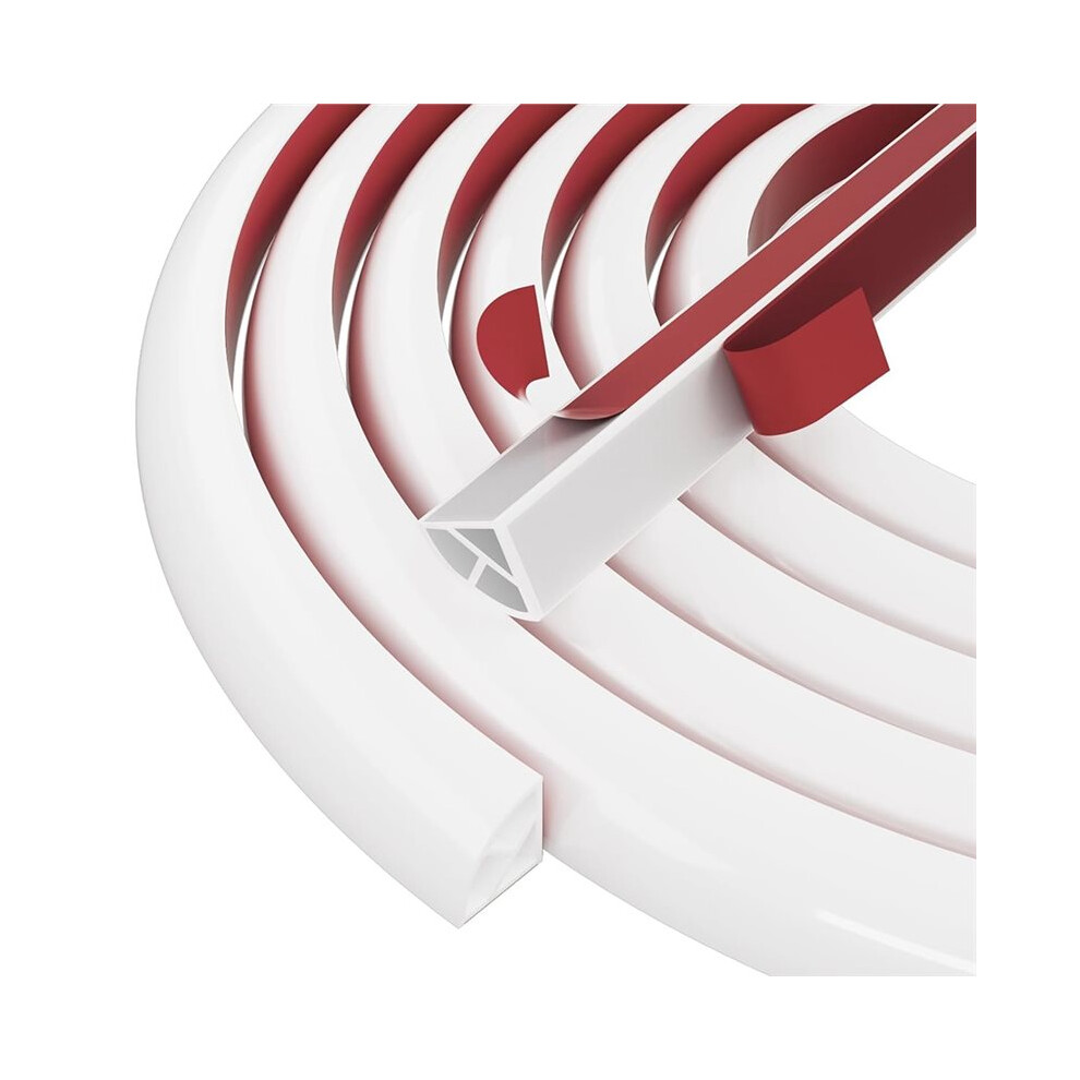 Flexible Quarter Round Molding Bendable Molding Trim,Peel And Stick Silicone Rubber Edge Trim For Floor,Tub,Cabinet 6134218560460