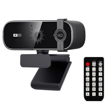 4K Webcam with Remote Control Privacy Cover Webcam Plug &  for PC Laptop/Desktop Video Calling