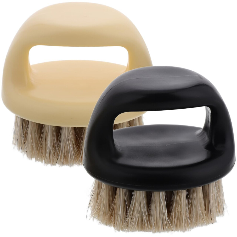 Nail Cleaning Brush 2Pcs Soft Bristle Manicure Brush for Deep Groove Nail Prep and Dust Removal