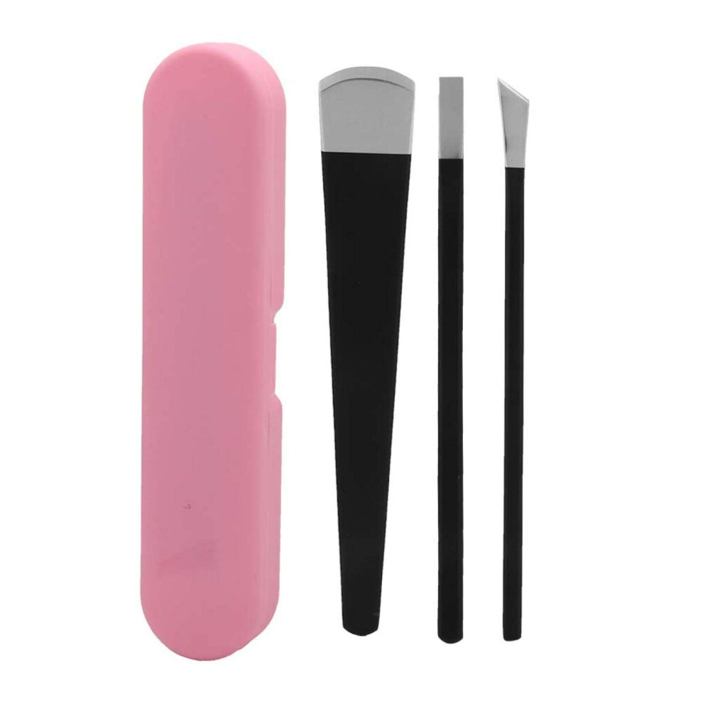 3pcs Pedicure Knife Set Stainless Steel Ingrown Toenail Tool Kit with Precision Blades and Grip