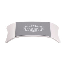 Nail Arm Rest Ergonomic Silicone Cushion Waterproof Hand Support for Salon and Home White