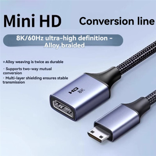 to -Compatible Adapter 8K 60Hz 3D for  Hero 7 Raspberry Pi 4   -Compatible Cable 1