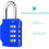 Secure 4-Digit Outdoor Padlock, Simple Combination Reset For Toolboxes, Gates, And General Storage 2