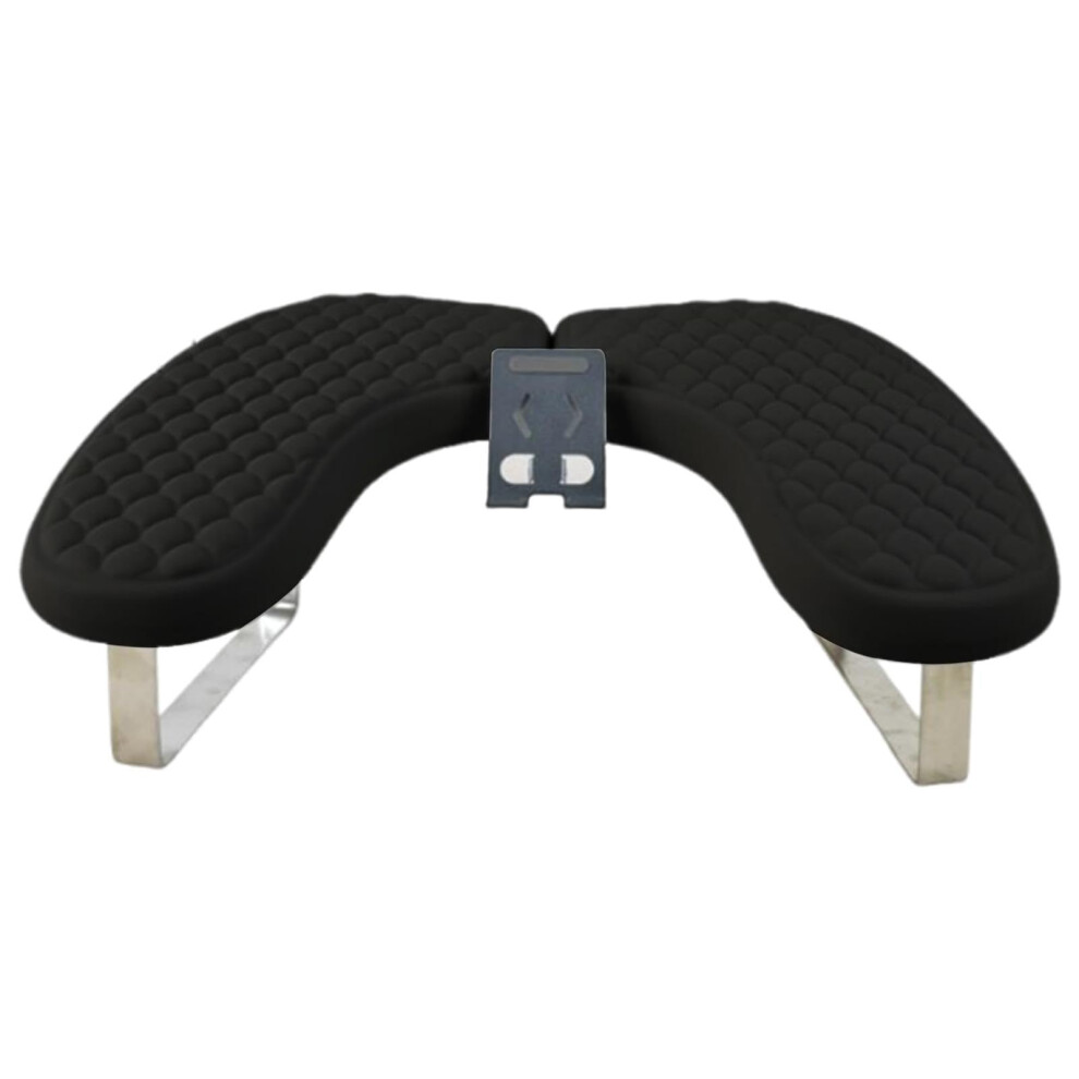 Nail Arm Rest with Phone Holder Ergonomic PU Leather Stand for Salon and Home Manicure