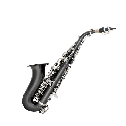 Bb-Sopransaxophon, Saxophon, Messing, schwarz 1