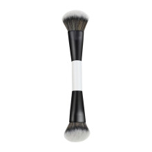 DualEnded Foundation Brush with Soft Synthetic Bristles for  Coverage and Travel Use