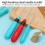 4 Pcs Sewing Awl Handmade Leather Tool Stitcher Sewing Awl-Blue 7