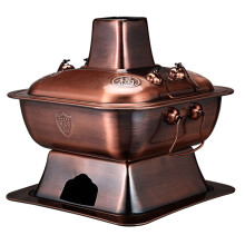 Chinese Charcoal Heated Hot Pot Stainless Steel Cooker for Outdoor ShabuShabu and Party Use