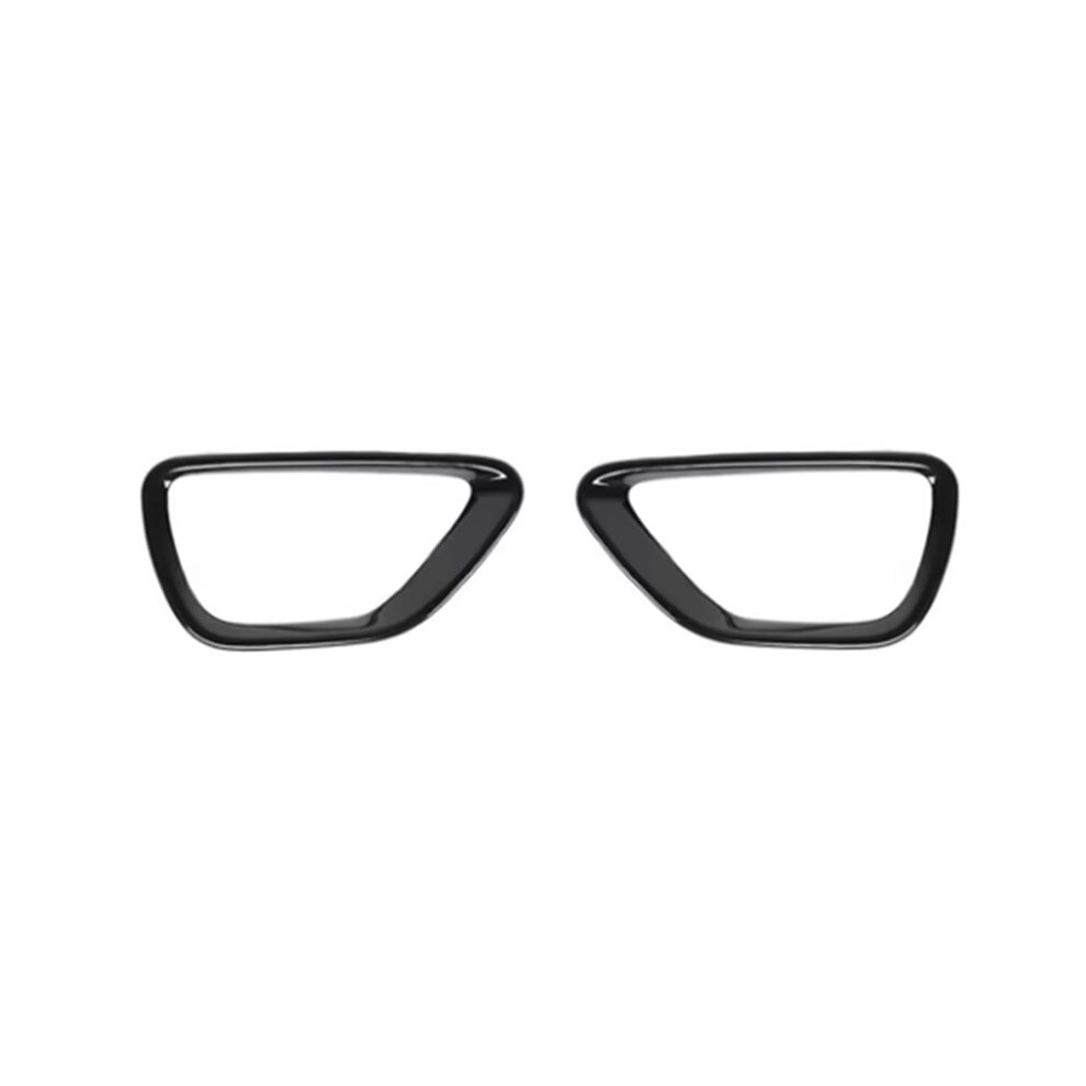 Front Bumper Fog Bezel Cover Trim Fog Lamp Frame For Jeep Grand Cherokee 2014 - 2017 Light/Black 6131186912895