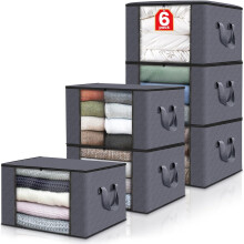 Foldable Design, Stainless Steel Zipper For Portable Storage, Clear Window With Reinforced Handle, Non-woven Fabric, Breathable Material, Versatile Co